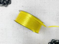Лента атласная, ш. 3 мм, лимонный