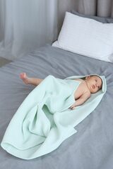 Вафельная пеленка с уголком (светлый ментол)