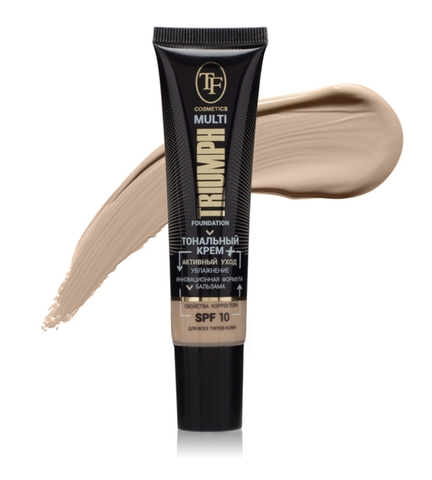 TF Крем тональный MULTI FOUNDATION Triumph SPF10 тон 45 песочный беж