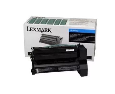 Картридж для принтеров Lexmark C752, C762 голубой (cyan). Ресурс 15000 стр (15G042C)