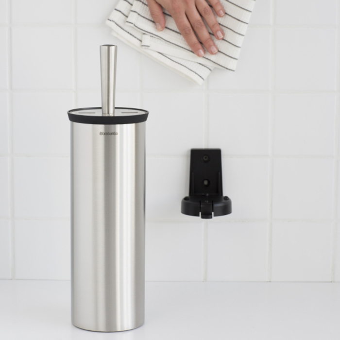 Туалетный ершик с подставкой Profile, Стальной матовый, арт. 427183 - фото 6