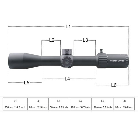 VECTOR OPTICS MARKSMAN 4-16X44 FFP