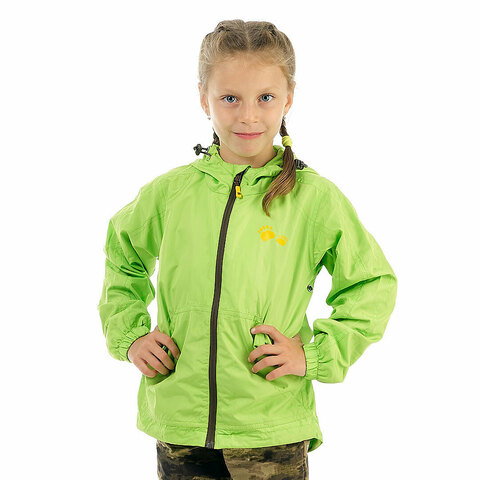Куртка детская Трэвел (дюспа, салатовый) Новатекс