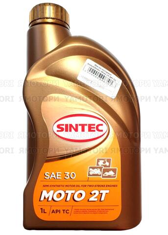Масло моторное двухтактное Sintec 801950 Moto 2T SAE 30 API TC 1 литр
