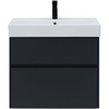 Aquanet 312876 Тумба с раковиной Aquanet Бруклин 70 цв. антрацит матовый (312876)
