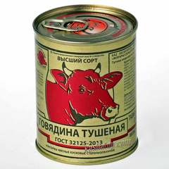 Говядина тушёная Берёзовский мясокомбинат, высший сорт, 338г