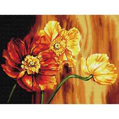 Картина по номерам «Знойные Цветы» EX5696