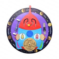 Бизиборд «Ракета»