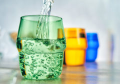 Стакан из зеленого стекла, 350 мл