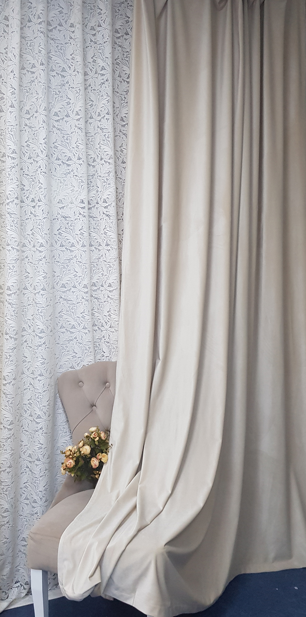 Бежевые шторы в интерьере — Салоны штор «Текстиль & Интерьер»