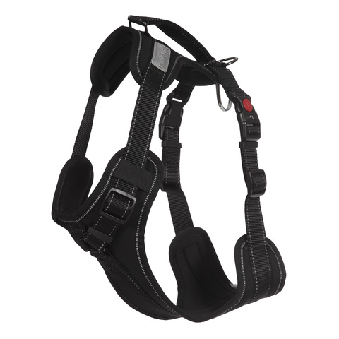 Шлейка   RUKKA PETS SOLID HARNESS анатомическая с мягкой подкладкой, цвет черный