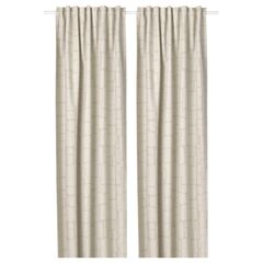 Комплект штор IKEA LONNSTAVMAL, Бежевый, 145х250 см, 2 шт