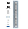 CK DRAIN AQPL10-60 Stick Душевой лоток 60 см, решетка из нержавеющей стали