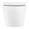 Унитаз подвесной безободковый с сиденьем BelBagno UNO BB3105CHR/SC