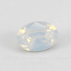 4120 Ювелирные стразы Сваровски White Opal (14х10 мм)