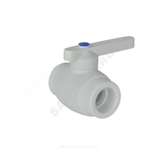 Кран шаровой PP-R белый Дн 63 внутренняя пайка RTP (РосТурПласт) 10581