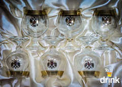 Подарочный набор из 6 хрустальных бокалов для коньяка «Министерский», 400 мл, фото 4