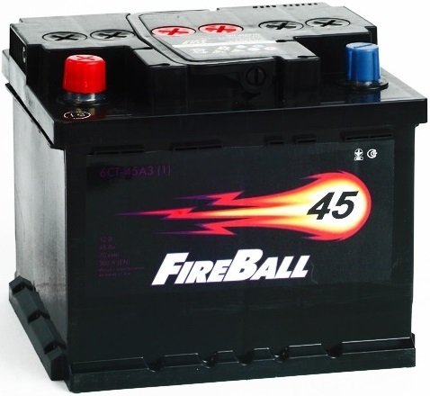Аккумулятор автомобильный 45. АКБ Fire Ball 6ст-45 обр.. Аккумулятор Fireball 6ст-45nr. Аккумулятор Fireball 45. Fire Ball 225ач.