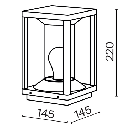 Ландшафтный светильник Maytoni Cell O452FL-01GF