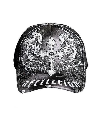 Affliction | Бейсболка мужская Winged Up Hat A27070 перед
