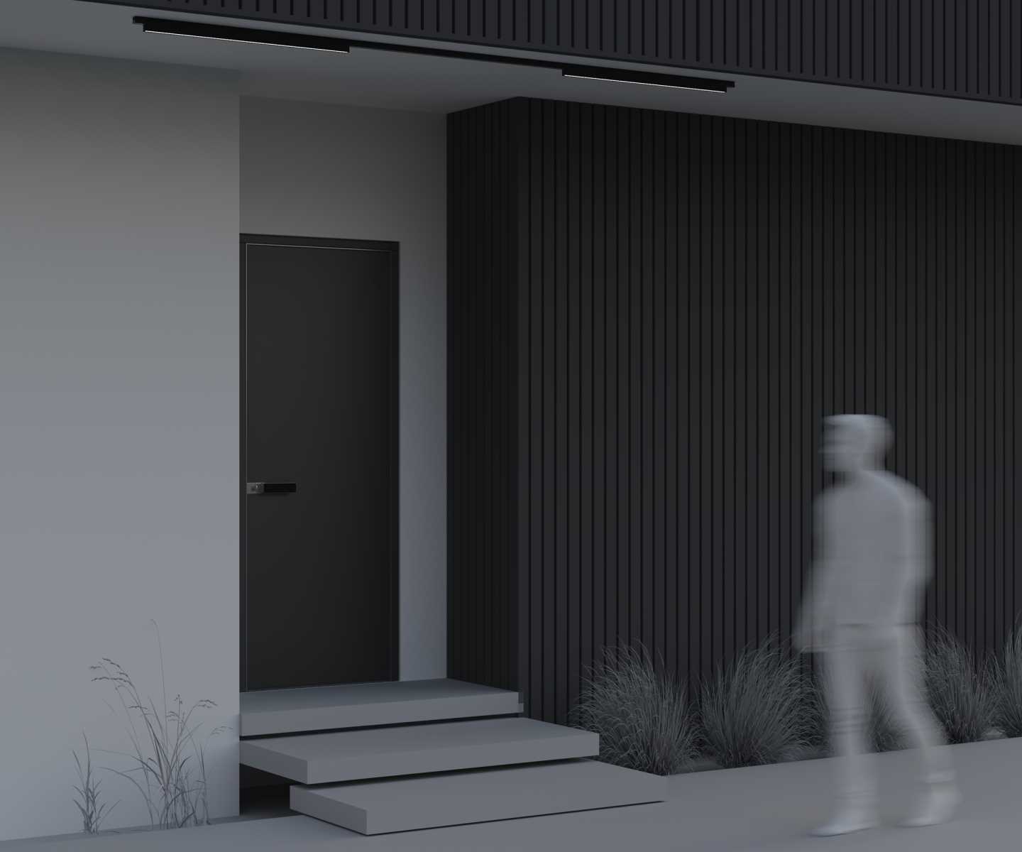 Уличный трековый светильник Maytoni Outdoor O-TR02-1-S-24WB4K