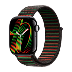 Умные часы Apple Watch Series 11 GPS, 42mm, Jet Black Aluminium Case with Black Unity Sport Loop