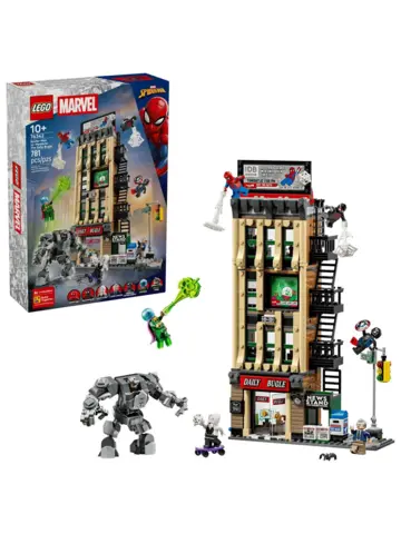 Конструктор Marvel 76342 Человек-паук против Мистерио