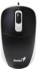 Genius Optical Mouse DX-111 <Black/Grey> (RTL)  USB 3btn+Roll  (31010034401)