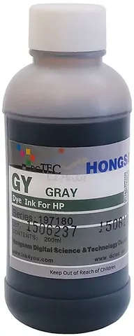 Чернила водные DCTec DCD-T610 grey 200мл. Для HP T610, T1100, T1120. Серия 197180