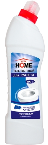 Vitex Home Гель чистящий для туалета ультрабелый 750мл Витекс