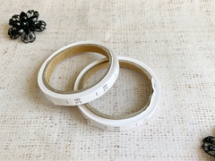 Размерники полиэстер 38, 10х25мм в рулоне 300 шт (+/-30шт).