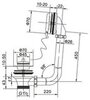 BelBagno BB-OVF-02-CRM Слив-перелив с гидрозатвором, хром