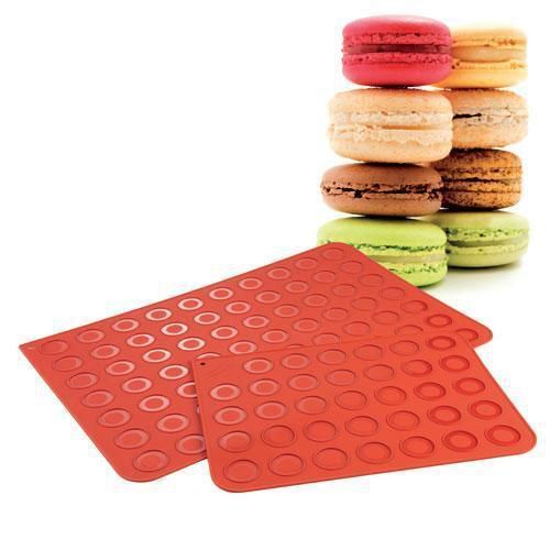 Коврик силиконовый Macarons 60х40см с выемками d40мм, 70 ячеек 30TM6001R