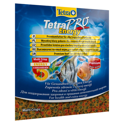 Tetra Pro Energy Crisps корм-чипсы для всех видов рыб для доп. энергии (12 г)