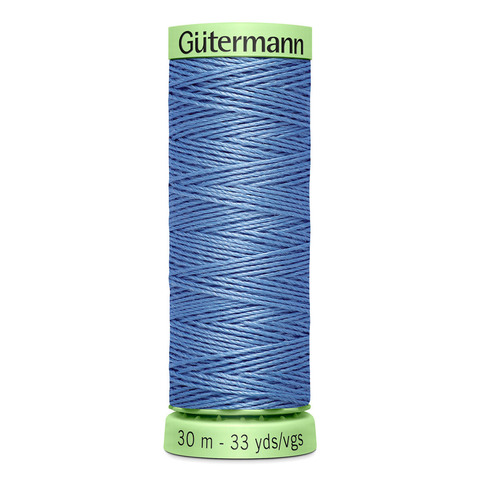 Нить Top Stitch 30/30 м для декоративной отстрочки, Gutermann, 074 сиренево-джинсовый