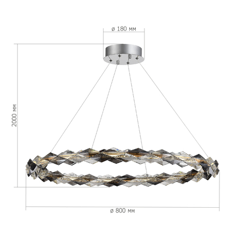 Люстра подвесная ST Luce Diamanta SL6009.113.01
