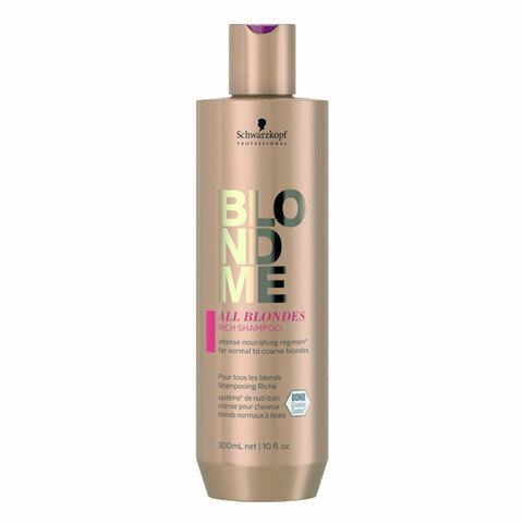 Schwarzkopf Blondme All Blondes Rich Shampoo - Обогащенный шампунь для волос всех типов блонд