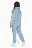 Утепленный спортивный костюм для беременных и кормящих 15154 голубой туман