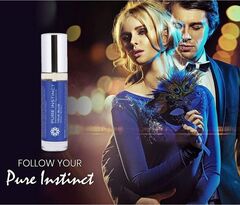 Обогащенное ароматическое масло для двоих Pure Instinct Oil True Blue Roll on - 10,2 мл.