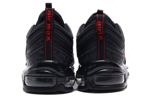 Nike Air Max 97 Black University Red Hyper Sneakers