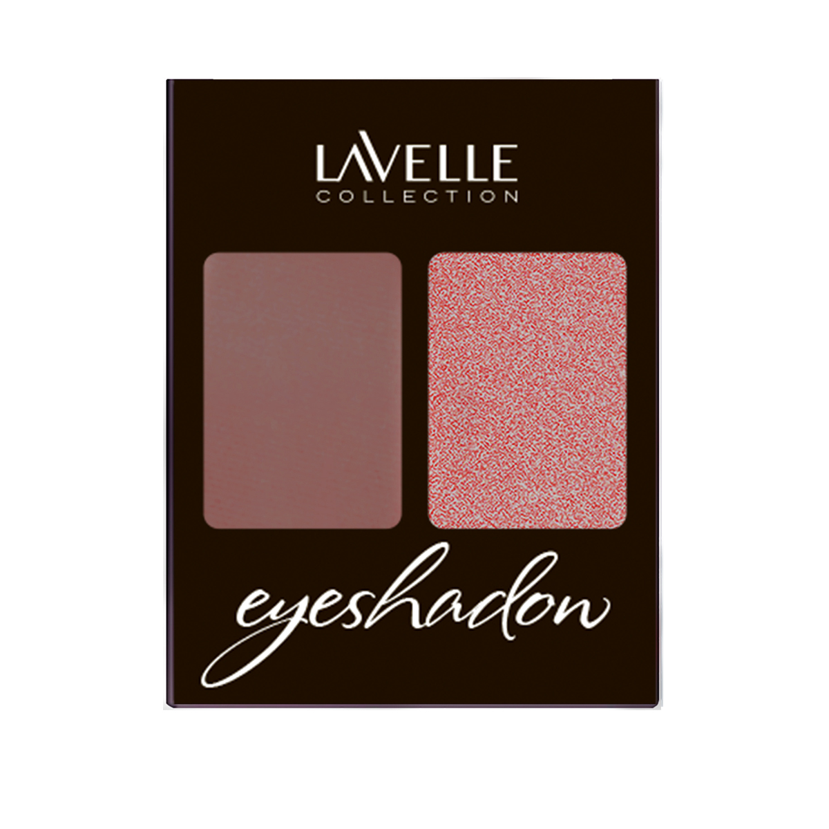 LavelleCollection Тени для век ES32 двухцветные тон 05 сливовый/холодный розовый шиммер