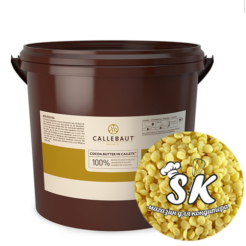 Какао-масло Callebaut в каплях 500 г