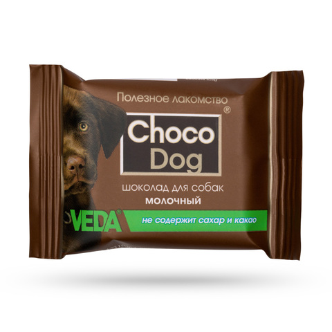 Veda Choco Dog лакомство для собак шоколад молочный 1 шт 15 г