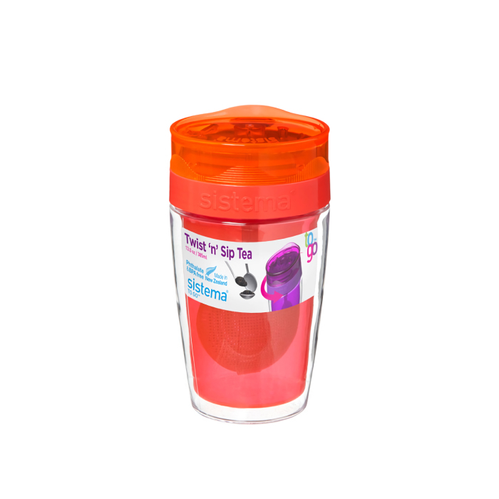 Термокружка для чая Sistema 370 мл, цвет Розовый, арт. 21476 - фото 7