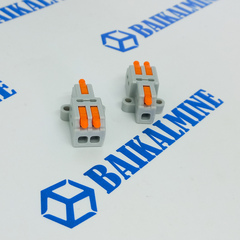 Клемма-соединитель 1 к 2 (оранжевые)