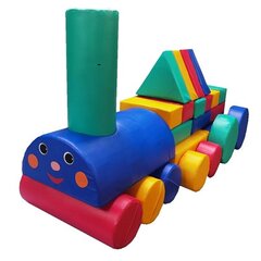 Мягкий конструктор "Паровозик Ромашка" 30 эл.