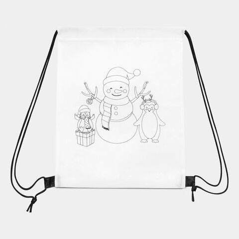 Мешок для раскрашивания COLOURFUL SNOWMAN