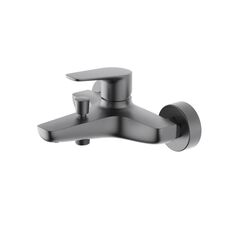 Aquatek AQ1140BGM AQ1140BGM БЕТТА смеситель для ванны, шлиф. черный хром фото