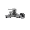 Aquatek AQ1140BGM AQ1140BGM БЕТТА смеситель для ванны, шлиф. черный хром