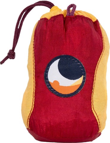 Картинка рюкзак складной Ticket to the Moon backpack mini бордо-жёлтый - 2